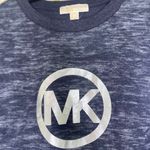 Michael Kors Logo Charm Cotton Navy blue sweatshirt Photo 2