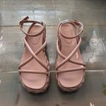 Shu Shop Blush Lilith Platform Sandals Sz 8 NIB Pink Photo 6