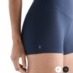 Nobull Shorts Womens XS Navy Blue Just The Works High Rise Compression Made USA Photo 3