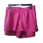 Adidas Women's Size XL Pacer Woven Shorts Pink Photo 0