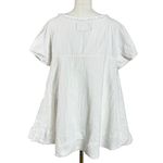 Free People Bohemian Ethereal Billowy Sunset City Tunic Swing Top White Large Photo 10