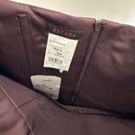 Escada Brown Satin Sleeveless Sweetheart Neckline Cocktail Dress IT 36 Photo 3