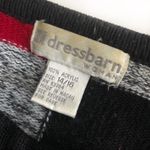 Dress Barn Woman Zip Sweater Jacket Red Black White Plus Size14/16 Photo 4