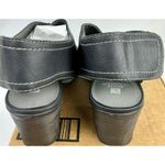 White Mountain Womens Weezzle Lenisis Black Leather Perforated Block Heel Sandal Photo 5