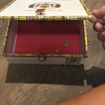 Macanudo Crystal Cafe‎ Cigar Box Handbag Purse Stylish Fancy Unique Gold Chain White Photo 7