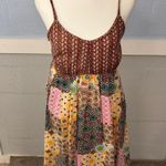 Mlle Gabrielle Mlle Gabriella Boho Chic Floral Hippie Summer Midi Dress SZ Small Elastic Bust Photo 0