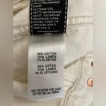 7 For All Mankind NWT  Ivory Color Jean Jacket Size S Photo 4