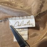 Delicates Gold Floral Polyester Women's Satin Kimono Robe Belted Bridal Sexy Photo 5