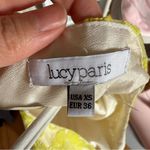 Lucy Paris  Vibrant Yellow Lace Crochet Crop Top Size XSmall euc Photo 4