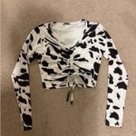 Cow Print top Black Photo 2