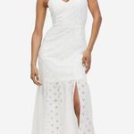 H&M Eyelet Embroidered Open-backed Dress Photo 0