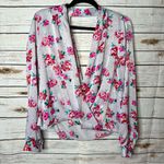 Lush Clothing 🧚‍♂️Lush Purple/Pink Floral top Size L Photo 0