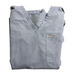 FIGS Technical Collection XL Scrub Top Light Blue V Neck Catarina Photo 5