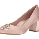 Taryn Rose  Maci Pump Heels Pink Blush Satin Fabric NEW Photo 5
