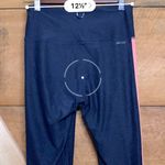 New Balance Women’s Leggings Small Coral & Grey Colorblock With Navy Blue NB dry Photo 8