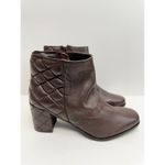 Seychelles  Boots Size 9 Brown Leather Block Heel Ankle Booties Photo 6