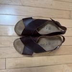 Birkenstock  Papillio sandals Samira wedge Brown Size 38 Photo 2