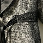 Elite Champagne Women’s Grey Bow Dressy Blazer Sz 12 Black Photo 3