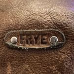 Frye  Artisan Foldover Brown Leather Crossbody Bag Photo 2