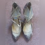 Betsey Johnson silver glitter Stela dress pump US Women’s 10 coquette Barbiecore Photo 5