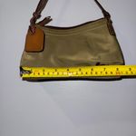 Dooney & Bourke Small Shoulder Bag‎ Khaki Color Pink Interior K Photo 13