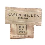 Karen Millen Sweetheart Dress Black Ruffled Skirt Size medium Photo 11