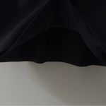 BCBGMAXAZRIA  Black V-Neck Faux Wrap Mini Dress Sleeveless Solid Business casual Photo 6