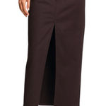 Anthropologie NWT Pilcro Madi Skirt Size 4 Oxblood Front Slit Midi Denim Style Photo 0