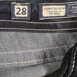 Miss Me Signature Rise Skinny Jeans Dark Wash Gold Cross Pocket JP592652 Size 28 Photo 8