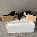 Good American NIB Neoprene black heels Photo 2