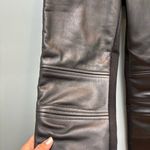 ATWYLD Leather Front Motorcycle Jeans / Pants Shred Black 26 Photo 7