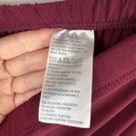 Susan Graver Midi Skirt 2X Burgundy Liquid Knit Stretch Pull On Elastic Waist Photo 4