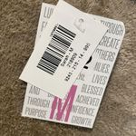 LuLaRoe NWT  Cardigan Womens Size Medium  Sarah Long Duster Pink Pockets Striped Photo 2