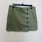 Chloe & Katie Olive Green Button Front Skirt size XL Photo 1