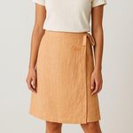 Diesel NWT 100% Linen Vintage Y2K Midi Length Skirt Size 16 Adjustable Side Tie Photo 0