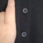 Universal Standard  POPOVER BLACK STRETCHY LONG SLEEVE BLOUSE NEUTRAL MODEST M Photo 3