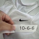 Nike Dri-FIT Sports Bra White Small S BV3636-100 Racerback Athletic Training Top Photo 3