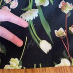 VICTORIA BECKHAM FOR TARGET English Floral Satin Dress Black Green Mini ALTERED Size M Photo 15