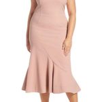 Dress the Population Monica Tea Length Trumpet Dress Photo 8