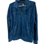 C9 Champion Champion C9 velour 1/4 zip pullover XL dark blue/teal casual workout Photo 0