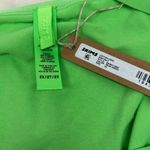 SKIMS  Cotton Logo Bodysuit in Neon Green, Size 2X Photo 3
