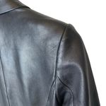 Caslon Vintage Leather Jacket Black Photo 11