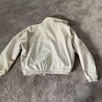 Nike  Cream Bomber Jacket SIZE XS Women’s Lightweight Zip-Up Coat Photo 8