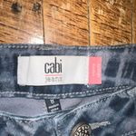 CAbi gray grid dark academia curvy skinny size 8 jeans Photo 2