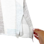 Wilfred Free  Gray White Printed Tank Top Sz M Photo 2