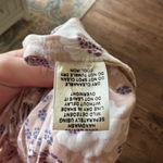 Natalie Martin Floral Tiered Mini Dress Square Neck Small Cottagecore Babydoll Photo 2