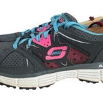 Skechers Women Shoes Size 6 Sport Flex Sole Grey Pink Leather Synthetic Sneakers Gray Photo 0