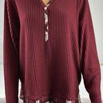 Misia Curvy Blouse Women's 3XL Long Sleeve V Photo 0