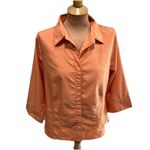Royal Robbins  Coolmax Polyester Shirt Orange Outdoor Hiking Camping Travel‎ Photo 0