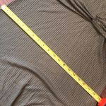 Anthropologie Olive Mini Ribbed Sleeveless Shark Bite Cummerbund Relaxed Dress M Photo 9